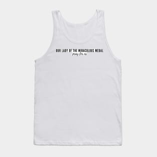 Our Lady of the Miraculous Medal pray for us Tank Top